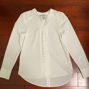 H&M White Button down Blouse